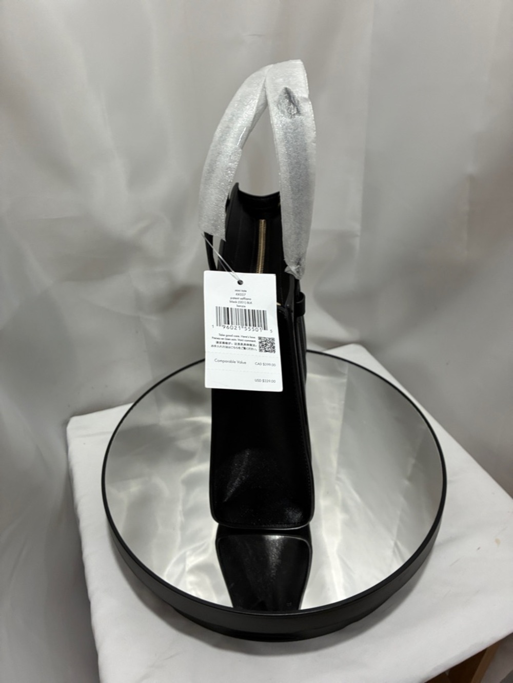 Kate Spade Black Structured Tote Handbag - Classic Everyday Carry NWT - Picture 3 of 10